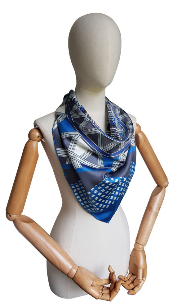 Silk scarf "Shukhov tower" 1